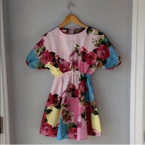 Miss Blumarine Floral Dress